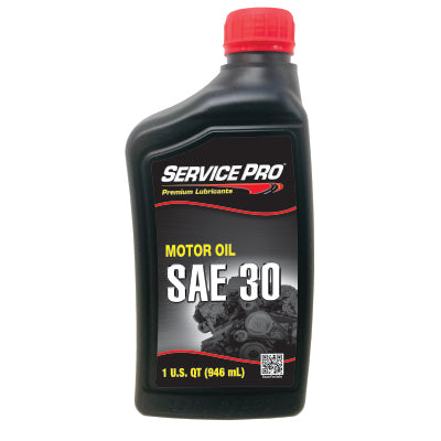 Service Pro 30w Motor Oil 1 Qt — Full Case of 6 (6 × 1 qt)