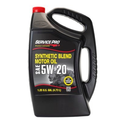 Service Pro 5W-20 Synthetic Blend Motor Oil 5 Qt — Full Case of 3 (3 × 5 qt)