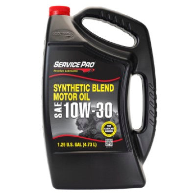 Service Pro 10W-30 Synthetic Blend Motor Oil 5 Qt — Full Case of 3 (3 × 5 qt)