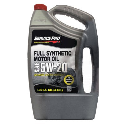 Service Pro 5W-20 Full Synthetic Motor Oil 5 Qt — Full Case of 3 (3 × 5 qt)
