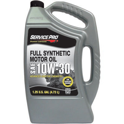 Service Pro 10W-30 Full Synthetic Motor Oil 5 Qt — Full Case of 3 (3 × 5 qt)