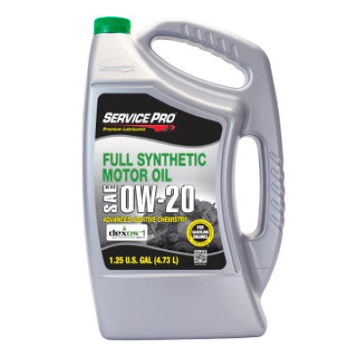 Service Pro 0W-20 Full Synthetic Motor Oil 5 Qt — Full Case of 3 (3 × 5 qt)