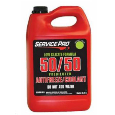 Service Pro Low Silicate 50/50 GRN A/F 1 Gal — Full Case of 6 (6 × 1 gal)