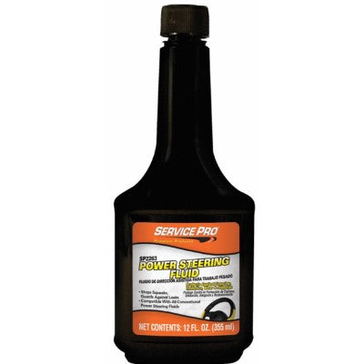 Service Pro Power Steering Fluid 12 Oz — Full Case of 12 (12 × 12 oz)
