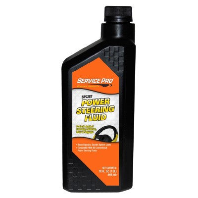 Service Pro Power Steering Fluid 32 Oz — Full Case of 12 (12 × 32 oz)
