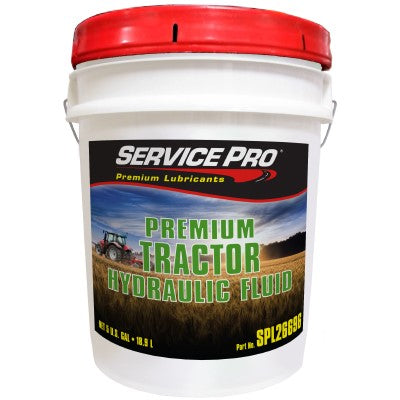 Service Pro Premium J20C Tractor Hyd 5 Gal White/Red