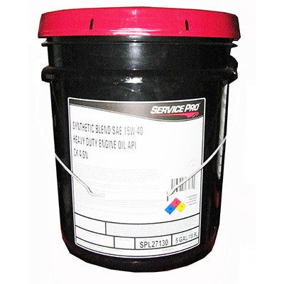 Service Pro 15W-40 Synthetic Blend Motor Oil 5 Gal Pail