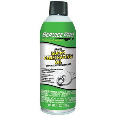 Service Pro Super Penetrating Oil 11 Oz — Full Case of 12 (12 × 11 oz)