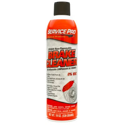 Service Pro CH 0% VOC Brake Cleaner 19 Oz — Full Case of 12 (12 × 19 oz)