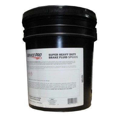 Service Pro DOT 3 450 Hi Temp Brake Fluid 5 Gal Pail