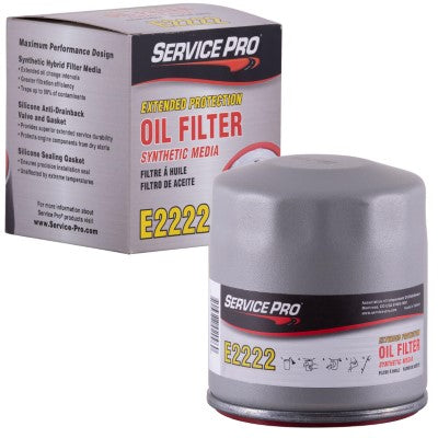 Service Pro Synthetic Oil Filter E2222 — Full Case of 6
