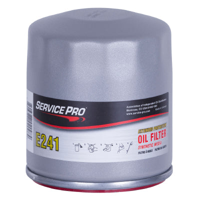 Service Pro Synthetic Oil Filter E241 — Full Case of 6
