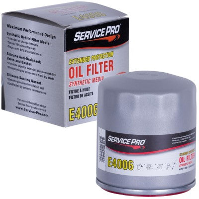 Service Pro Synthetic Oil Filter E4006 — Full Case of 6