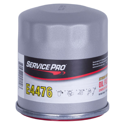 Service Pro Synthetic Oil Filter E4476 — Full Case of 6