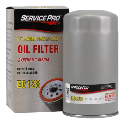 Service Pro Synthetic Oil Filter E6128 — Full Case of 6