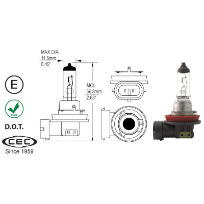 Halogen Service Pro Lamp H11 55W