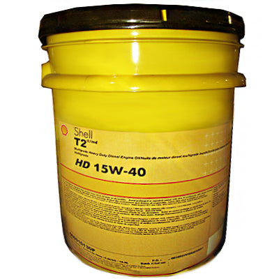 Shell 15w40 T2 HD 5 Gal Pail