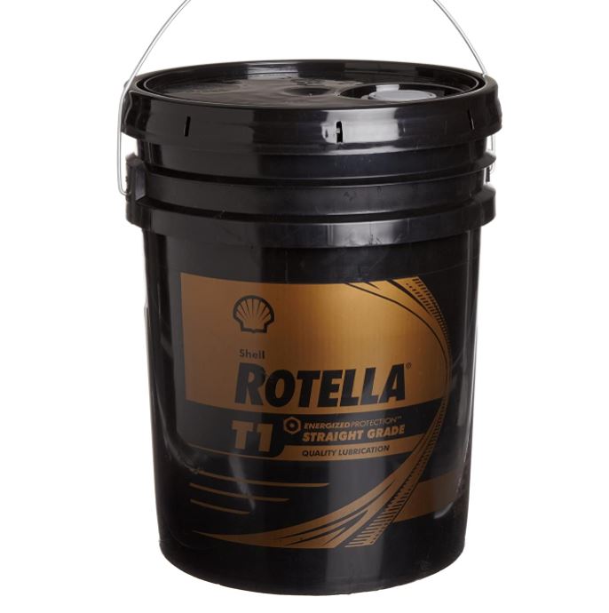 Shell Rotella T1 SAE 30 Diesel Engine Oil, 5 Gallon Pail, 550019891