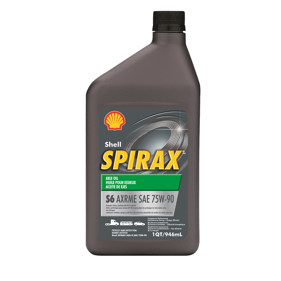 Shell 75w90 Spirax S6 AXRME Syn Gear 1 Qt