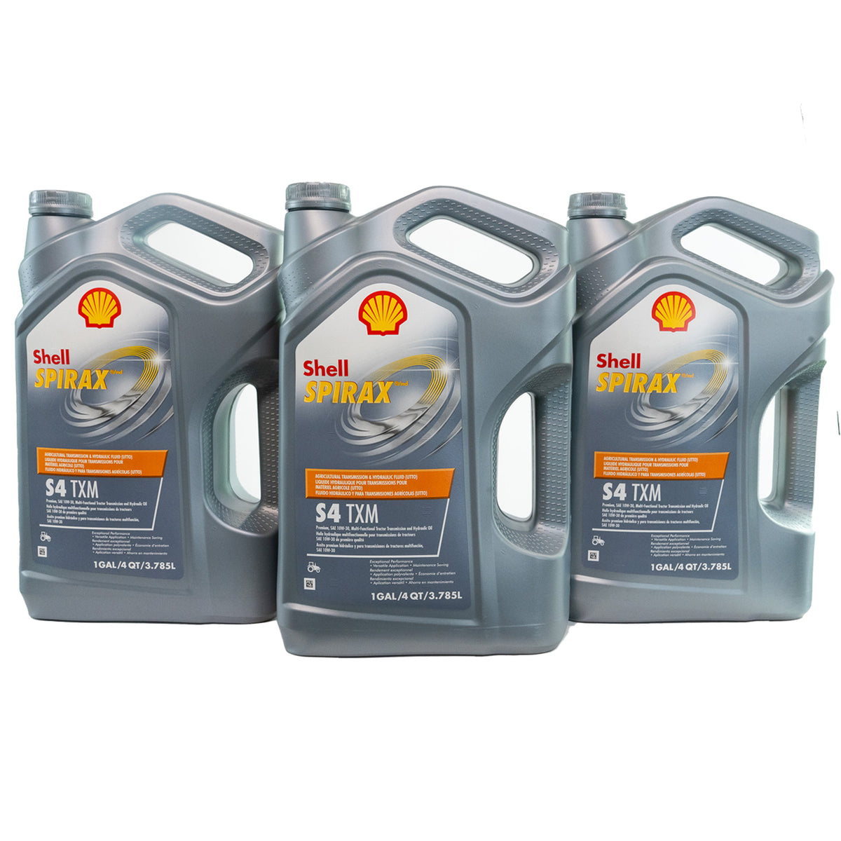 Shell Spirax S4 TXM Tractor Transmission & Hydraulic Fluid, 1 Gallon, Case of 3